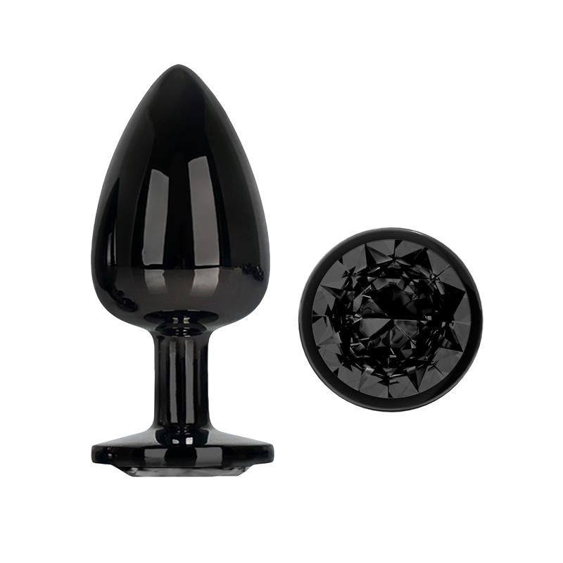 Gioiello Anale Nero L 9 cm Acciaio