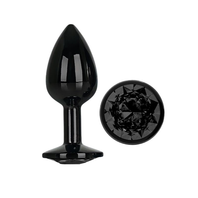 Gioiello Anale Nero S 7 cm Acciaio