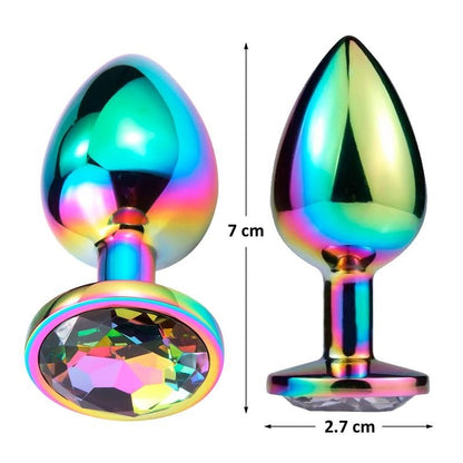 Gioiello Anale Multicolor S 7 cm
