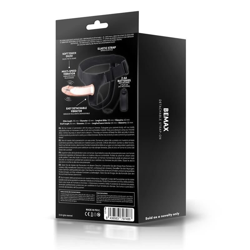 Strap On per Uomo Vibrante 15 cm Bemax