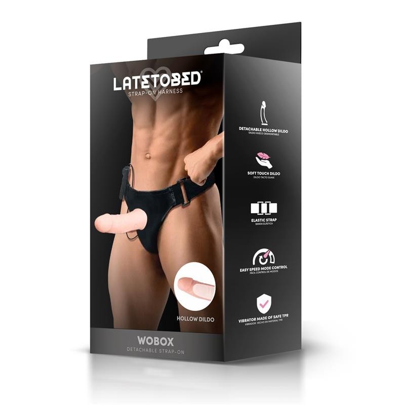 Strapon per Uomo Vibrante 16 cm Wobox
