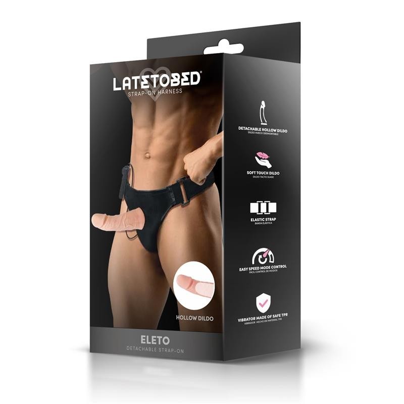Strapon per Uomo Vibrante 15 cm Eleto