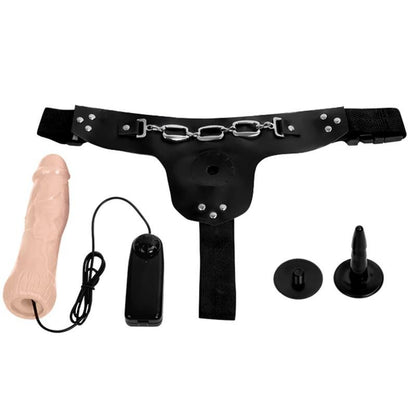 Strapon Vibrante Realistico 19 cm Ribbo