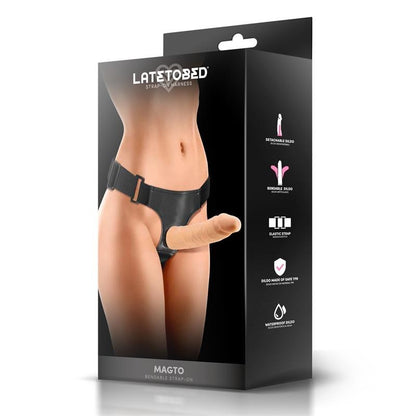 Strapon con Dildo Flessibile 21 cm Magto