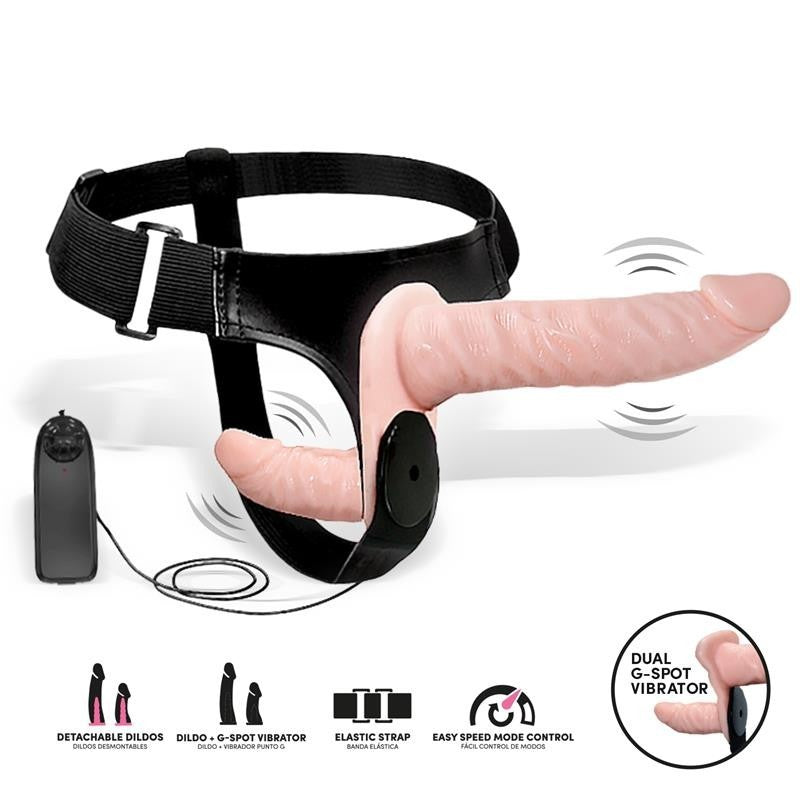 Strapon Doppio Vibrante 18 cm Batek